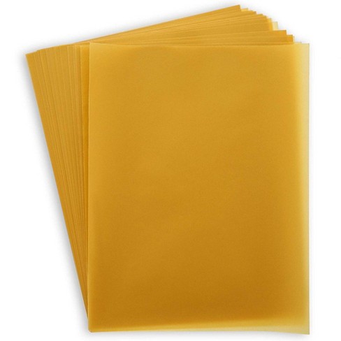 Paper Junkie 50-Sheets Gold Vellum Paper for Card Making Invitations Scrapbooking 8.5 x 11 Inches
