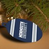 Monmouth University Official Stripes Aluminum Holiday Christmas Tree Ornament - 4 of 4