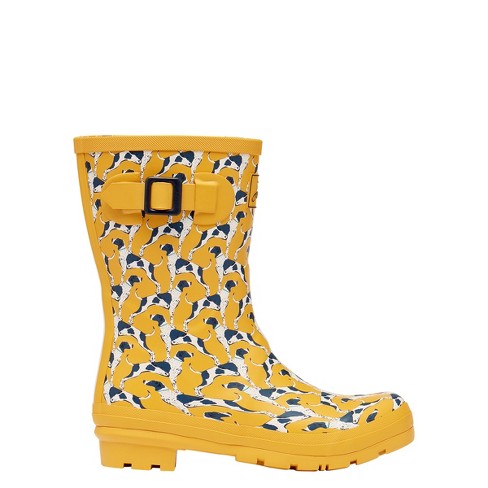 Joules Molly Mid Height Printed - Gold Geo Dog - 10 : Target