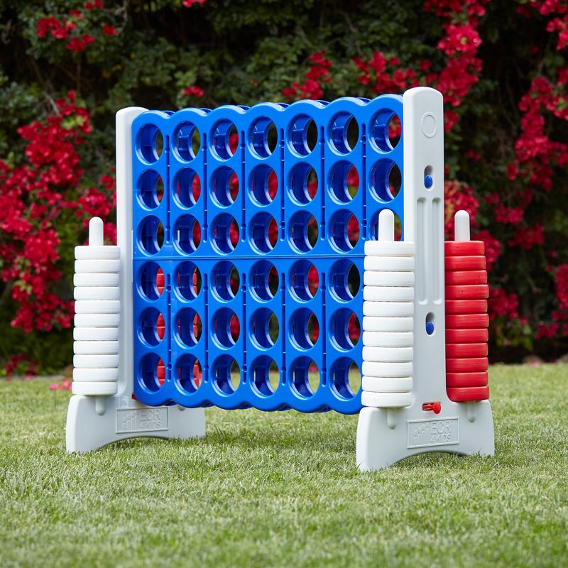 ECR4Kids Jumbo Four-To-Score Giant Game-Indoor/Outdoor 4-In-A-Row Connect, 6 of 11