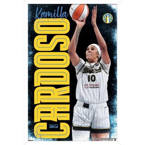 Trends International WNBA Chicago Sky - Kamilla Cardoso 25 Framed Wall Poster Prints - 1 of 4