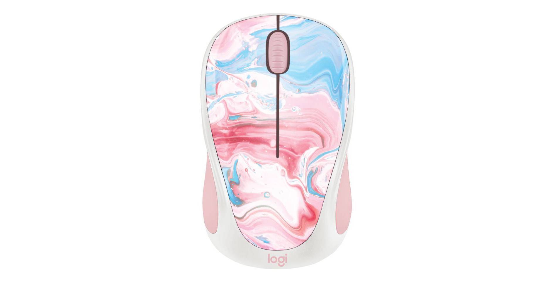 Logitech M317C Mouse - Cotton Candy