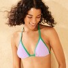 Women's Contrast Binding Triangle Bikini Top - Wild Fable™ - 3 of 4