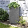 Good Ideas Impressions 90-Gallon Rain Saver Barrel Faux Bark Trunk Surface, Dual Spigot Locations with 2 Brass Spigots and Screen, Dark Granite - 2 of 4