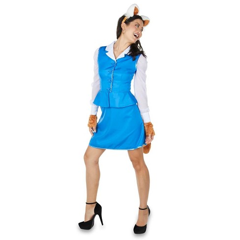 A Leading Role Sanrio Aggretsuko 5 piece Adult Costume Dress