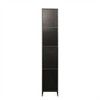 SKRAN Freestanding Cabinet with Inadjustable Shelves and Two Doors for Kitchen, Dining Room - Lightweight MDF Storage Furniture for Home - 4 of 4