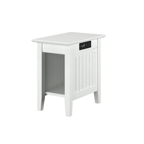 Nantucket chair side table with charging station new arrivals