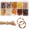 Unique Bargains 8mm Round Glass Beads for Bracelets Glass Beads for Making Bracelet Making DIY Crafts 200 Pcs 1 Set - 3 of 4