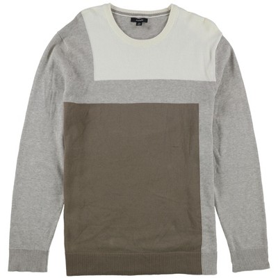 Alfani Mens Colorblocked Pullover Sweater