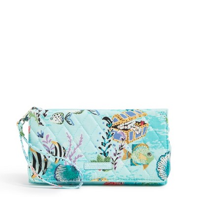 Vera Bradley Women's Outlet Cotton Wallet Crossbody