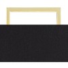 360 Lighting Carl Modern Table Lamp 24 3/4" High Gold Metal Gray Faux Marble Black Rectangular Shade for Bedroom Living Room Bedside Nightstand Office - 3 of 4