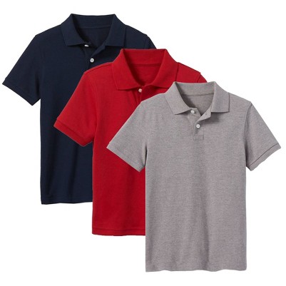 navy - red - heather grey