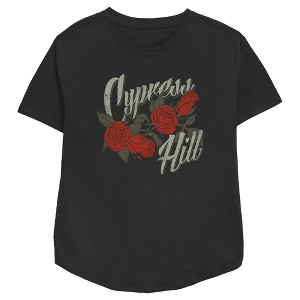 Women's Cypress Hill Roses Logo T-Shirt - 1 of 3
