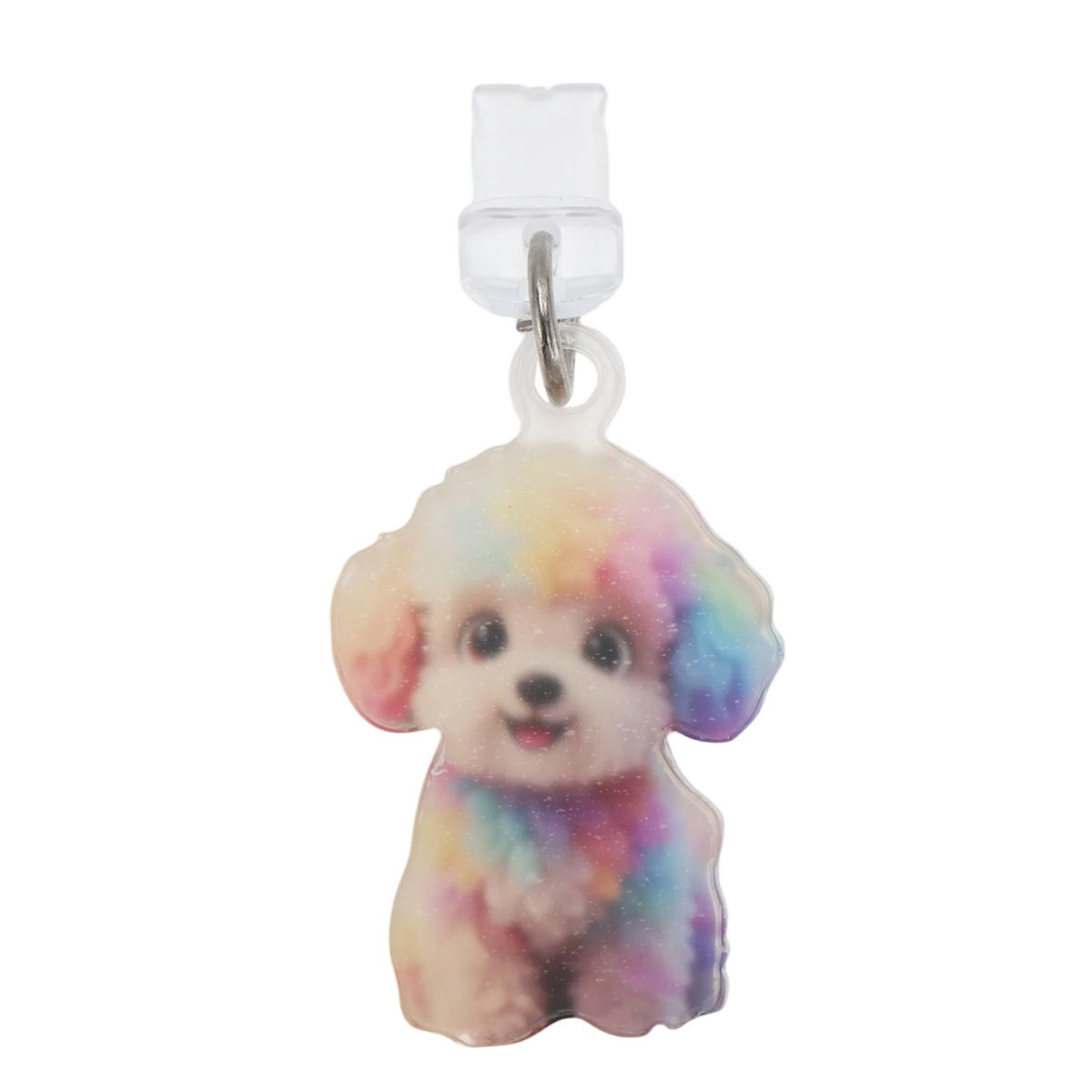Unique Bargains Dog Pendants Dust Plug Charm for Lightning Colorful 2 Pcs - thumbnail 4