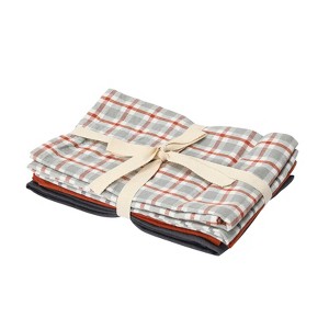 Storied Home Cotton Tea Towels, Set of 4 Colors - 1 of 4