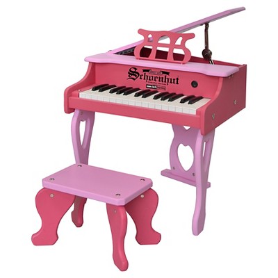 baby pink grand piano