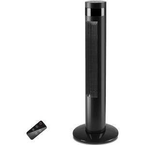 R.W.FLAME Tower Fan, 85° Oscillating Bladeless, 3 Speeds & Modes, Quiet Cooling & 12-Hour Timer, LED Display – Portable Fan for Home & Office - 1 of 4
