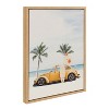 Kate & Laurel All Things Decor 18"x24" Sylvie Kangaroo Summer Adventures Framed Canvas Wall Art - 2 of 4