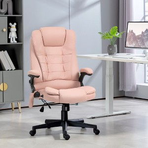 NicBex Adjustable Office Chair Modern Microfiber Massage Computer Chair with Armrests, 6 Vibration Points, Heating Function for Office, Study - 1 of 4