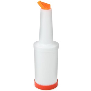 Slickblue Pour & Store 32oz Bottles, Mixing, Pouring & Storing, 13" Tall, Ideal for Juices & Cocktails, Orange/Blue - 1 of 3