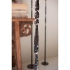 Forged-Iron Candle Holders – Set of Three Tall Taper Holders Antique Brass by Kalalou - 4 of 4