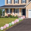 Big Dot of Happiness Golf Girl - Lawn Decorations - Outdoor Pink Birthday Party or Baby Shower Yard Decorations - 10 Piece - 3 of 4