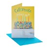 Carlton Cards 6ct Birthday Cards Celebrate Cake: Cupcake Design, Multicolored, Kids & Friends, Vertical Fold, 6 Pack - 2 of 4