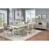 Vynxaria 2 Piece Collection of Dining Chairs with Silver Accents and Tufted Cushions, Suitable for Dining & Living Spaces - 2 of 4