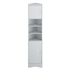 NicBex Bathroom Storage Cabinet,66.9 inch High Floor Coner Cabinet with 2 Doors and Adjustable Shelves for Bathroom - 4 of 4