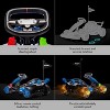 24V Go Kart, Electric Drift Kart Car with Adjustable Seat, Outdoor Ride On Toy with Variable Speed Mode, High-Speed Racing for Kids 6+ - 4 of 4