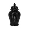 Ceramic Decorative Jar with Lid - Traditional Cutout Design for Home & Office - Elegant Accent for Living Room, Bedroom & Kitchen - 4 of 4