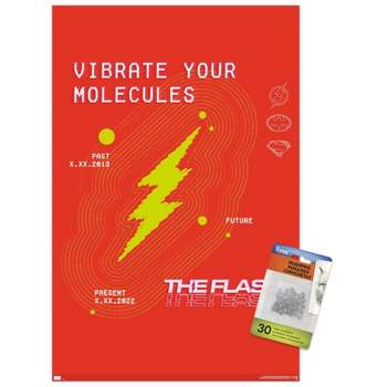Trends International DC Comics Movie The Flash - Vibrate Your Molecules Unframed Wall Poster Prints