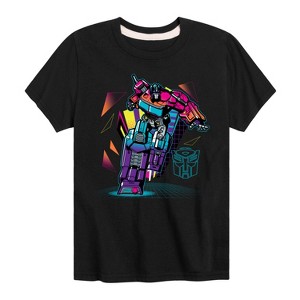 Boys' - Transformers - Optimus Run Short Sleeve Graphic T-Shirt - 1 of 3