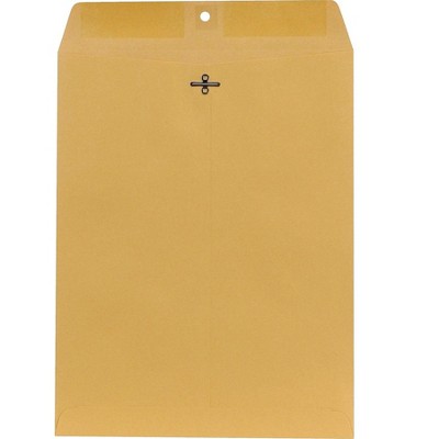 MyOfficeInnovations Clasp & Moistenable Glue Catalog Envelopes 10"L x 13"H Brown 250/BX 487494