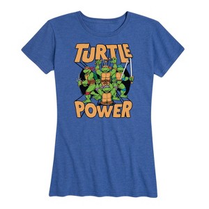 Women's - Teenage Mutant Ninja Turtles - Turtle Power Short Sleeve Graphic T-Shirt - 1 of 4