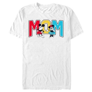 Men's Mickey & Friends Mom Collegiate T-Shirt - 1 of 4