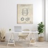 Stupell Industries W. Aging Barrel Liquor Diagram Patent Design, 48" x 36" - 2 of 4