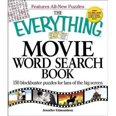 The Everything Movie Word Search Book - (Everything(r)) by  Jennifer Edmondson (Paperback)