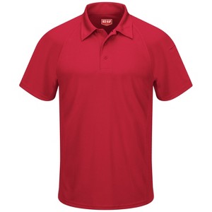 Red Kap Men's Short Sleeve Performance Knit Flex Series Men's Active Polo - 1 of 4