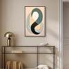 Art Remedy Earthworm in the glass bowl Contemporary Shapes Abstract Wall Art Framed - 2 of 4