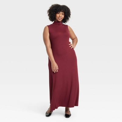 Women's Knit Midi Shift Dress - A New Day™