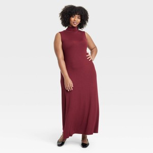 Women's Knit Midi Shift Dress - A New Day™ - 1 of 3