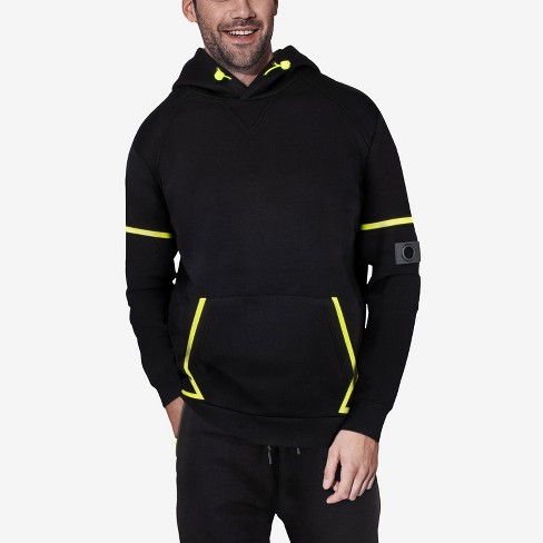 X Ray Sport Men's Pullover Hoodie In Black/neon Green Size Medium : Target