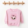 The Juniper Shop Just A Girl Who Loves Soccer Coquette Toddler Sweatshirt - 3 of 4