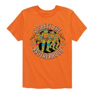 Boys' - Teenage Mutant Ninja Turtles - Respect The Brotherhood Short Sleeve Graphic T-Shirt - 1 of 4