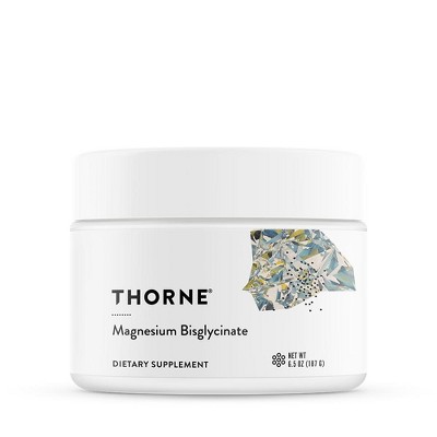 Thorne Magnesium Bisglycinate - Powdered Magnesium Formula - NSF Certified for Sport - Gluten-Free - 6.5 Oz - 60 Servings