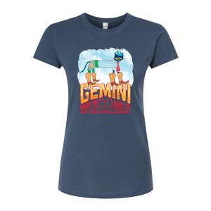 Women's - Pete the Cat - Gemini Fitted Graphic T-Shirt - 1 of 3