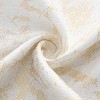 RT Designers Collection Brighton Foil Jacquard Polyester Window Curtain Grommet Panel 52" x 84" White/Gold - 3 of 4