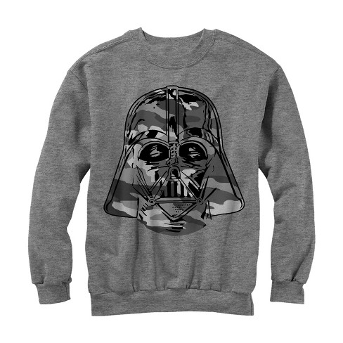 Men's Star Wars Darth Vader Camo Sweatshirt - Athletic Heather - X Large :  Target