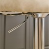 GDFStudio Temple Faux Leather Upholstered Swivel Adjustable Height Bar Stool with Tufted Back (Set of 2) - 3 of 4